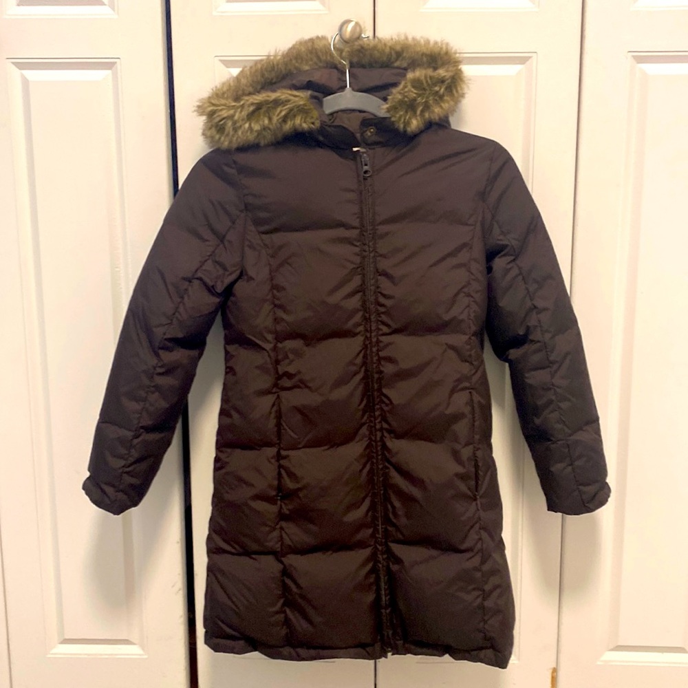 Jacadi girls long puffer coat